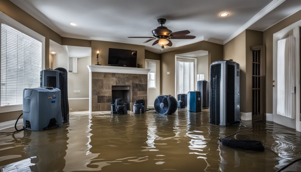 How to dry out a house after water damage?