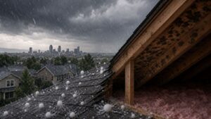 Why Denver Hailstorms Create Hidden Attic Mold